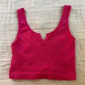Hot pink tank top, size O/S. NOT LULULEMON, I am using this store for exposure